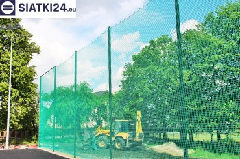 Siatki Gliwice - Zabezpieczenie za bramkami i trybun boiska piłkarskiego dla terenów Gliwic