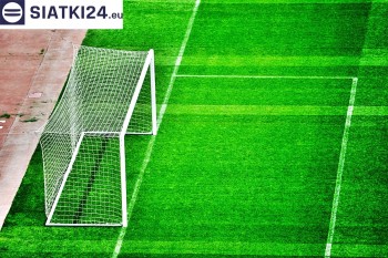 Siatki Gliwice - Siatki do bramki - 7,32x2,44 - (7,5x2,5m- tak zwane bramki siódemki) do piłki nożnej. dla terenów Gliwic