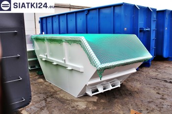 Siatki Gliwice - Siatka przykrywająca na kontener - zabezpieczenie przewożonych ładunków dla terenów Gliwic