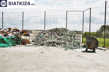 Siatki Gliwice - Siatka zabezpieczająca wysypisko śmieci dla terenów Gliwic